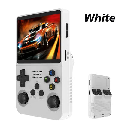 NEW R36S Retro Handheld Game Console Linux System 3.5 Inch IPS Screen Portable Pocket Video Player 64GB 128GB Games Kid Gift - DropZzzone