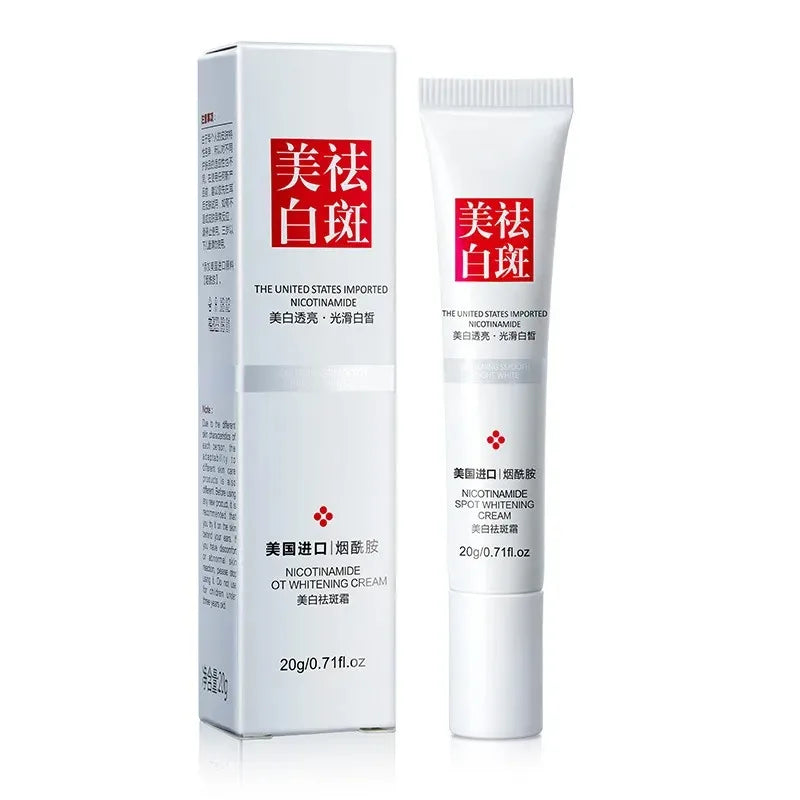 Fades Freckle Dark Spots Face Cream Niacinamide Whitening Cream Vitamin E Improve Dullness Fast Brighten Nourish Skin Care - DropZzzone